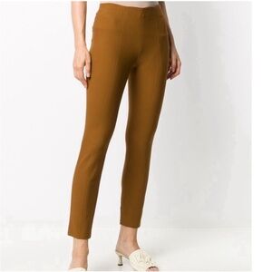 Vince Trouser Pants Stitch Front Seam Legging in Dark Bronze